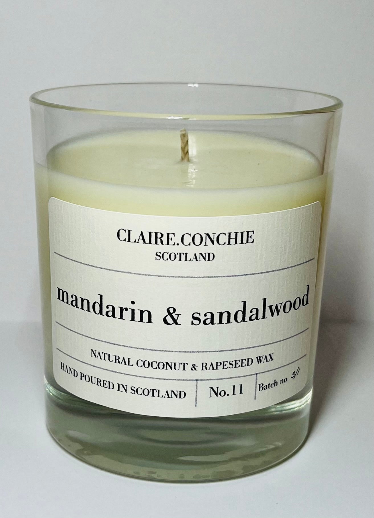 Mandarin & Sandalwood Candle