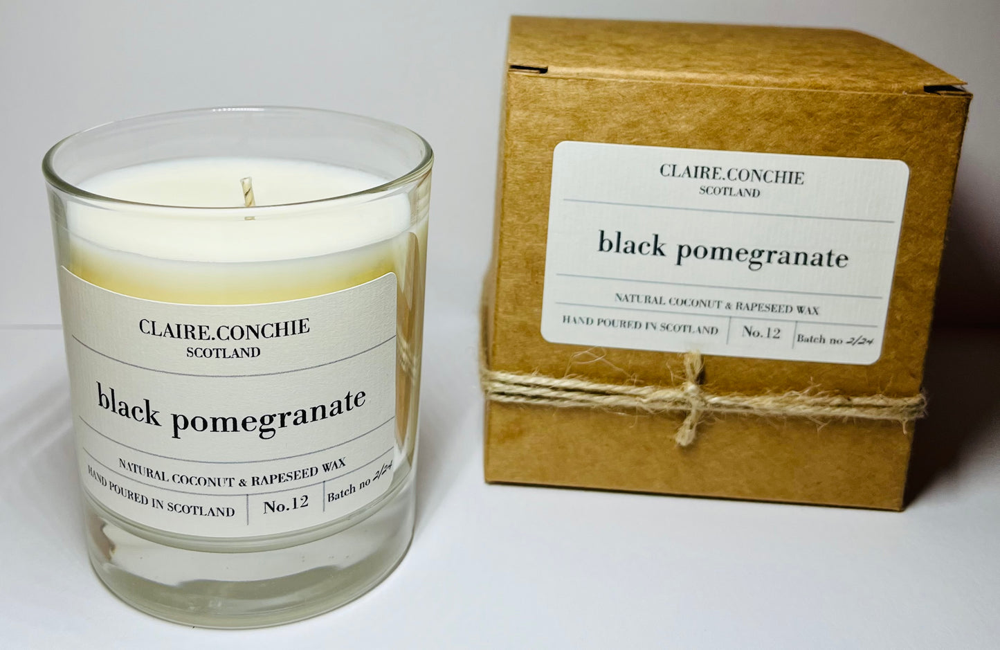 Black Pomegranate Candle