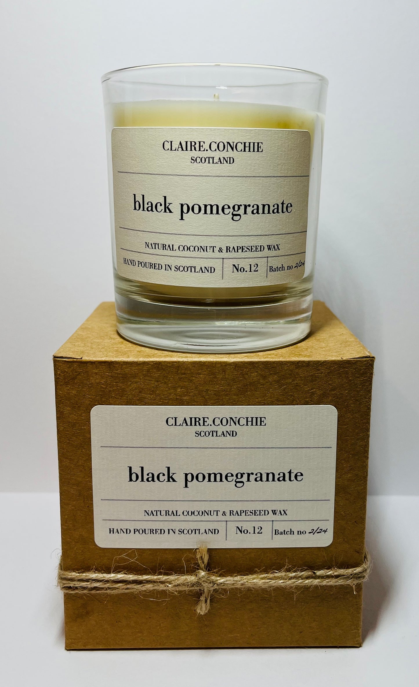 Black Pomegranate Candle