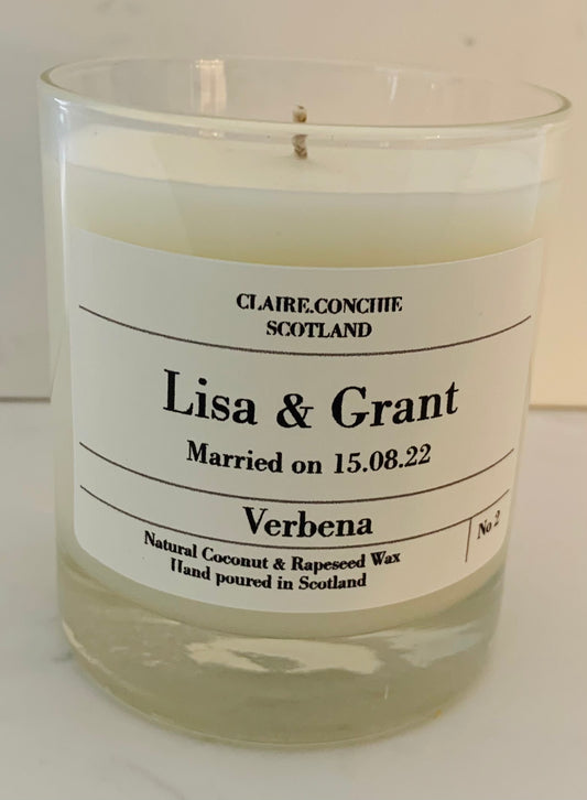 Personalised Candle