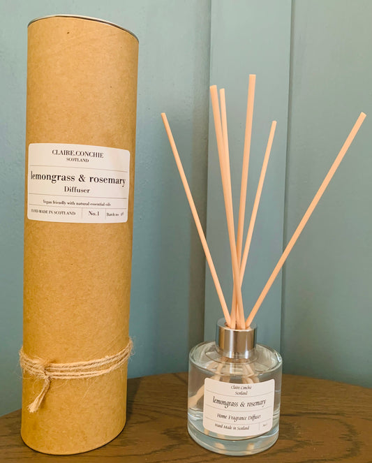 Lemongrass & Rosemary Diffuser with Essential Oils