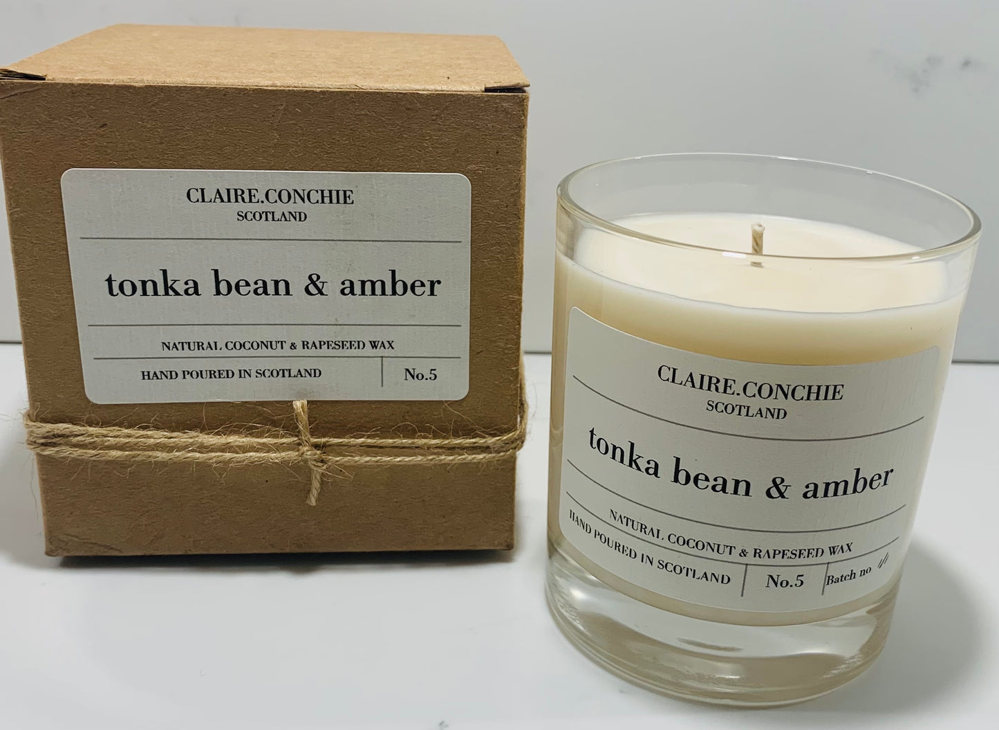Tonka Bean & Amber Candle