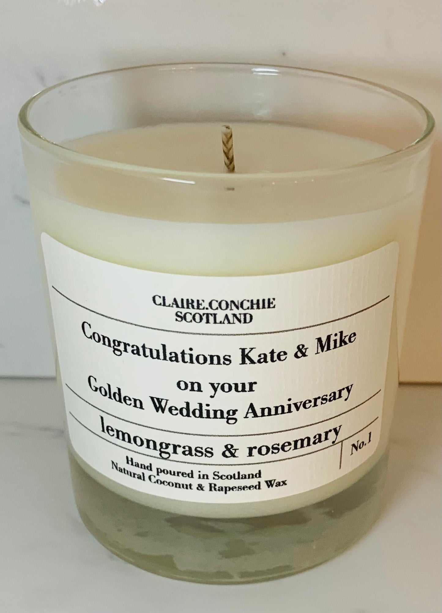 Personalised Candle